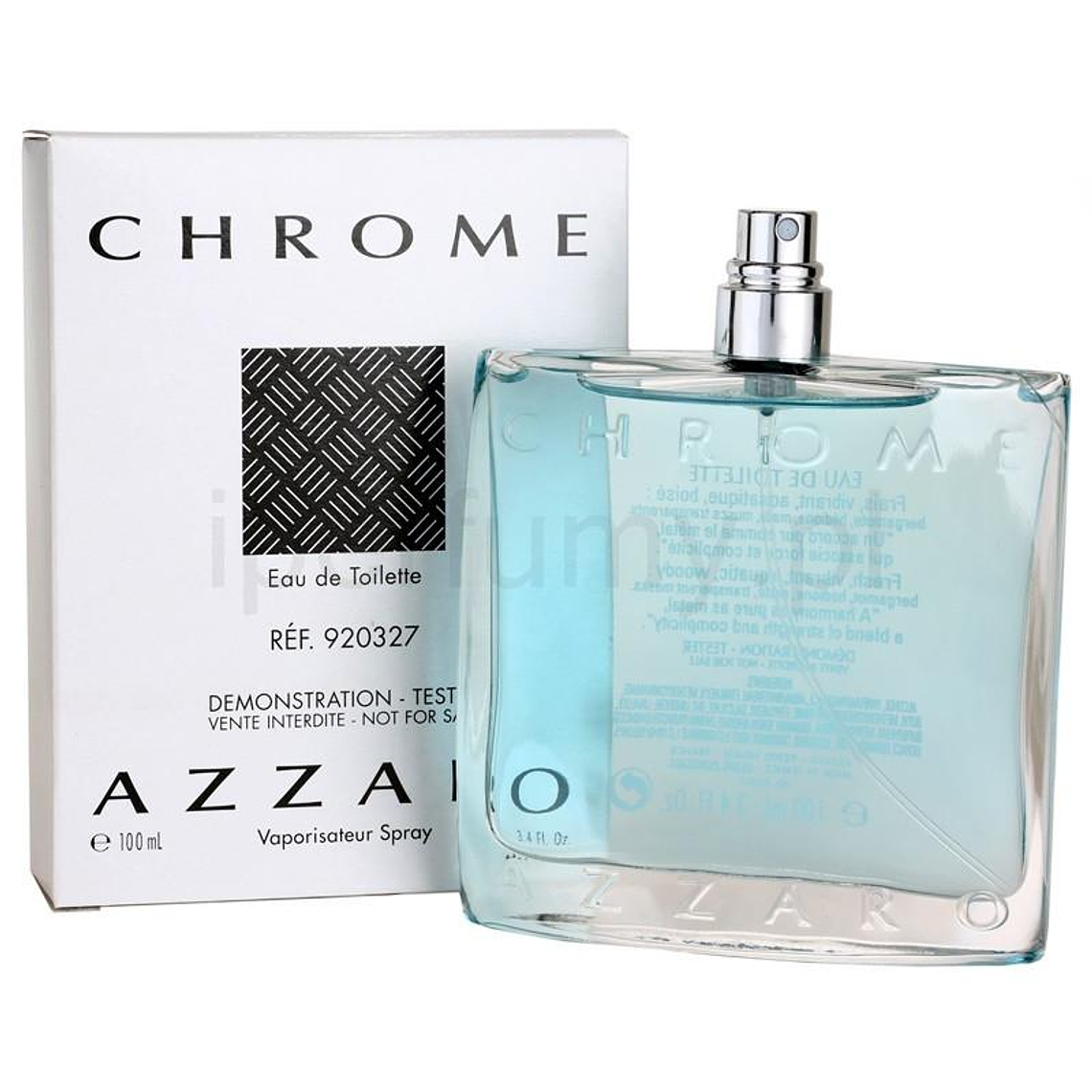 Tester Azzaro Chrome Edt 100ml Hombre 1