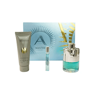 Estuche Azzaro Wanted Tonic Edt 100ml Hombre + Body Shampoo 100ml + 7.5ml perfume (3pcs)