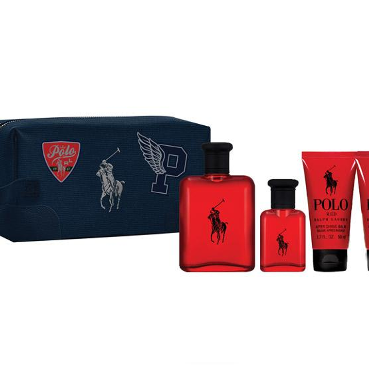 Estuche Ralph Lauren Polo Red 125 Ml + Asb 40 +Sg 50 Ml + 50 Ml Hombre 1