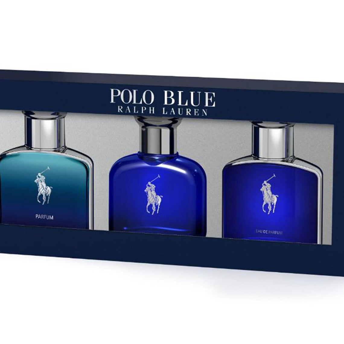 Estuche Ralph Lauren Polo Blue Edt 40ml + Polo Blue Edp 40ml + Polo deep blue edp 40ml Hombre 1