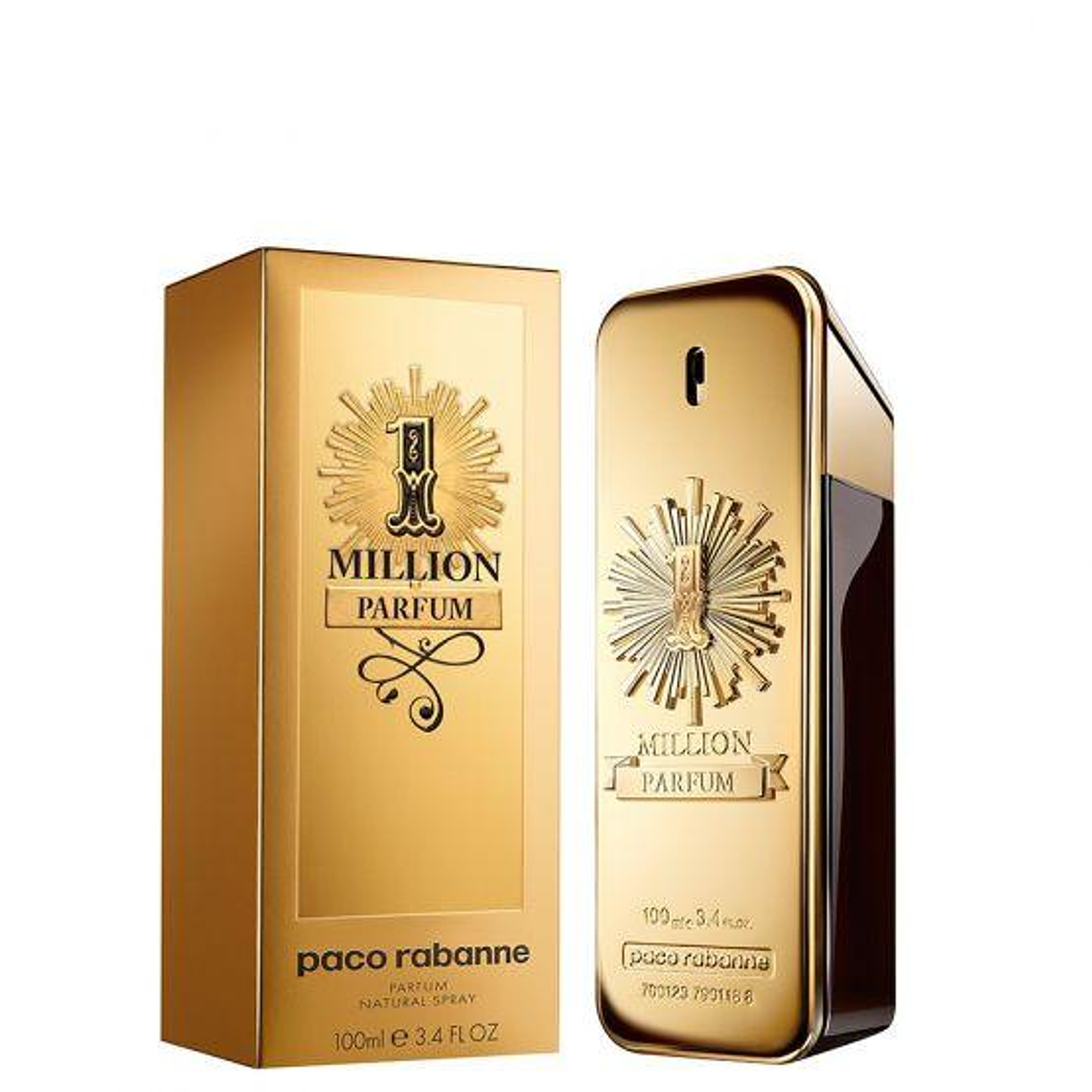 Perfume Paco Rabanne One Million Parfum 100ml Hombre (Parfum) 1