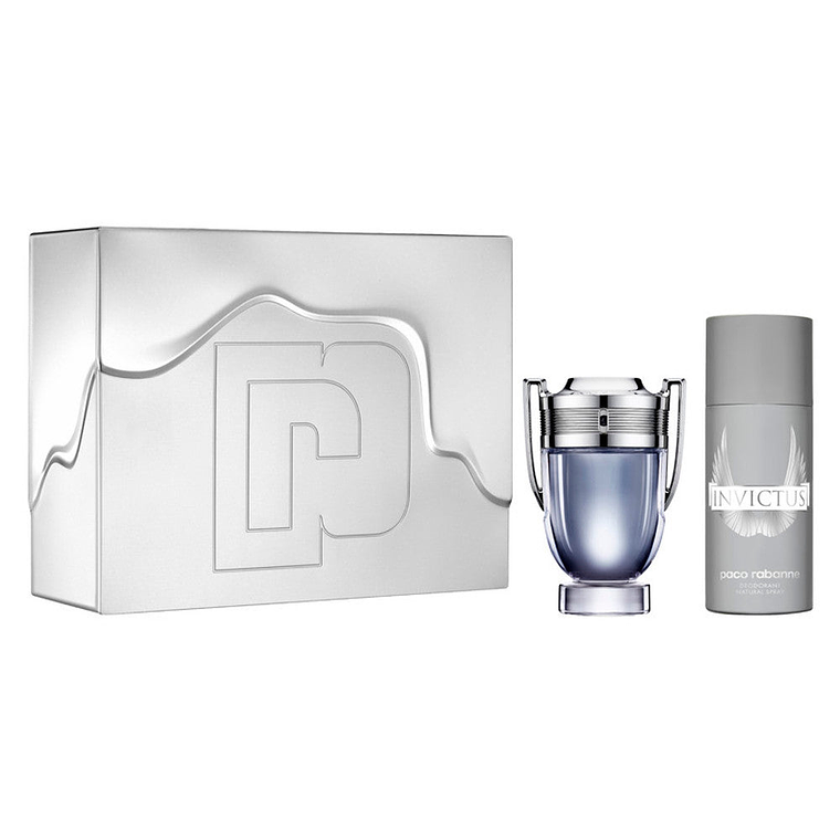 Estuche Paco Rabanne Invictus Edt 100ml + Desodrante Hombre 1