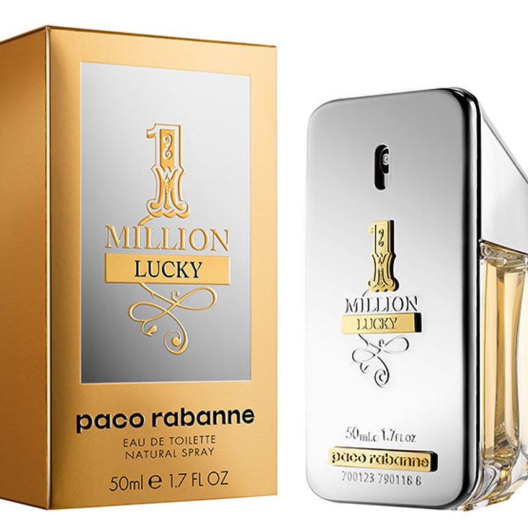 Perfume Paco Rabanne One Million Lucky Edt 50ml Hombre 1