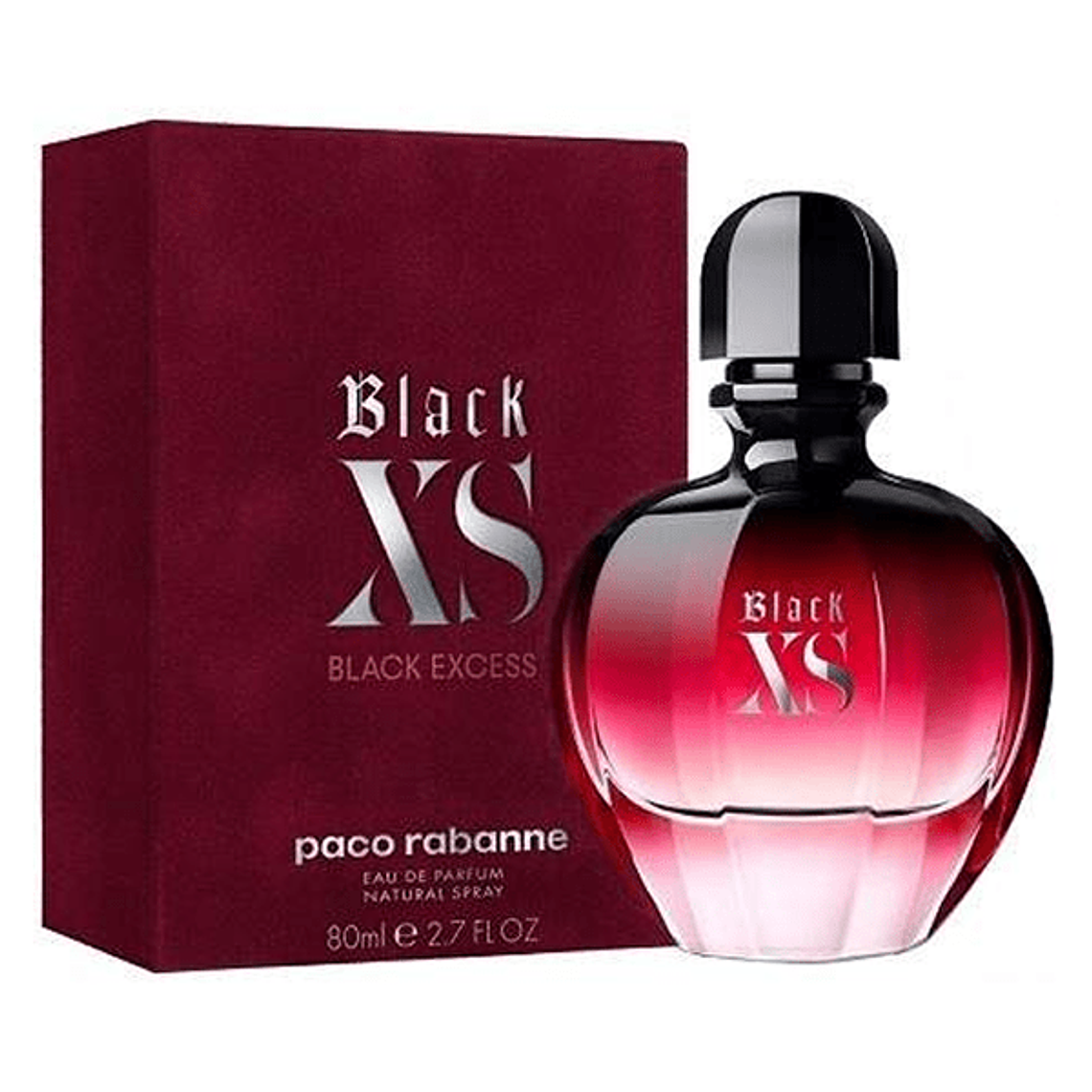 Perfume Paco Rabanne Black Excess Edp 80ml Mujer (Nuevo Xs Black) 1