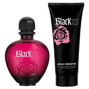 Estuche Paco Rabanne Black XS Edp 80ml Mujer
