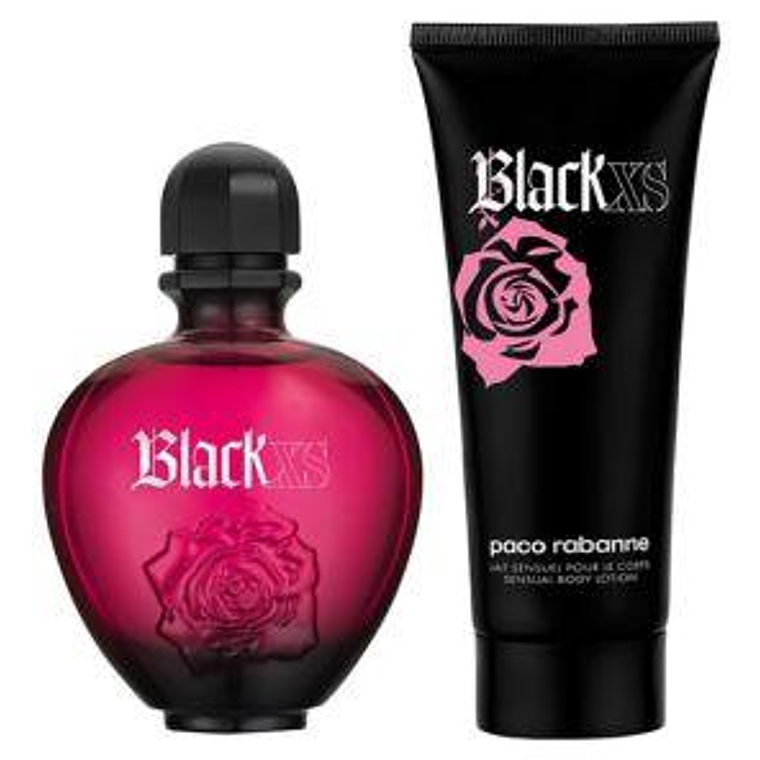Estuche Paco Rabanne Black XS Edp 80ml Mujer 1