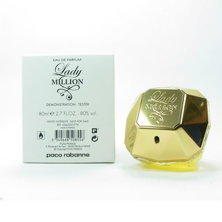 Tester Paco Rabanne Lady Million Edp 80ml Mujer 1