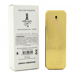 Tester Paco Rabanne One Million Edt 100ml Hombre