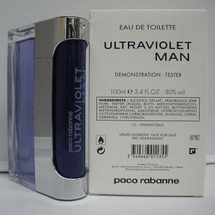 Tester Paco Rabanne Ultraviolet Edt 100ml Hombre