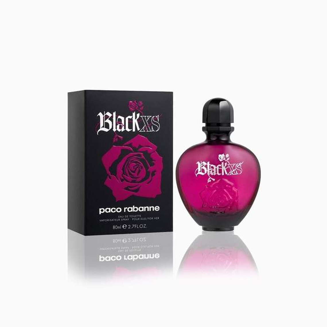 Perfume Paco Rabanne Black Xs Edt 80ml Mujer (Antiguo Xs Black) 1