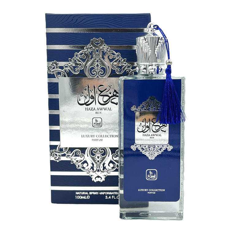Perfume Fiza Haza Awwal Blue Edp 100ml Hombre - Inspirado En Phantom Paco Rabanne 1