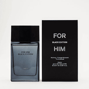 Perfume Zara Black For Him Edt 100ml Hombre - Black (Aroma Como La Nuit YSL)