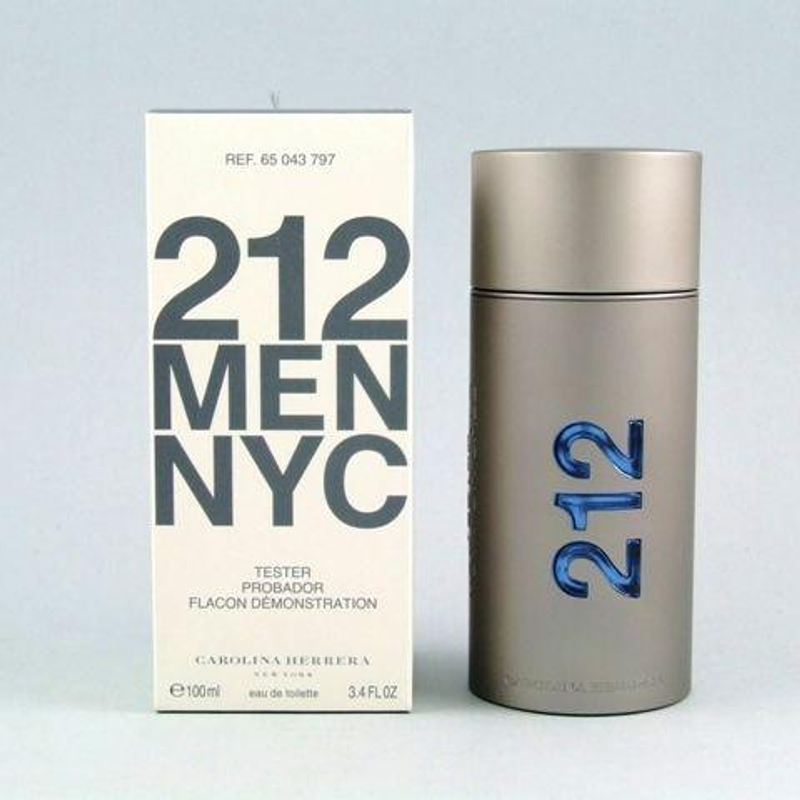 Tester Carolina Herrera 212 Edt 100ml Hombre 1