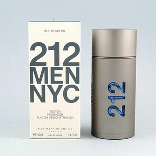 Tester Carolina Herrera 212 Edt 100ml Hombre