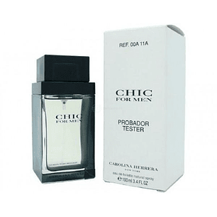 Tester Carolina Herrera Chic Edt 100ml Hombre