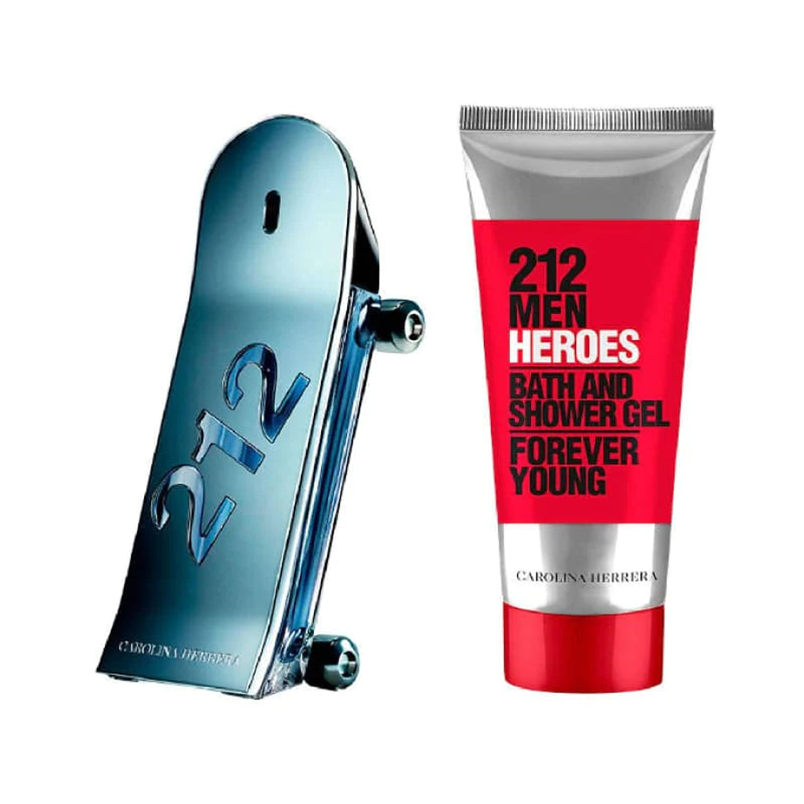 Estuche Carolina Herrera 212 Heroes Edt 90ml Hombre + Gel 100ml 1