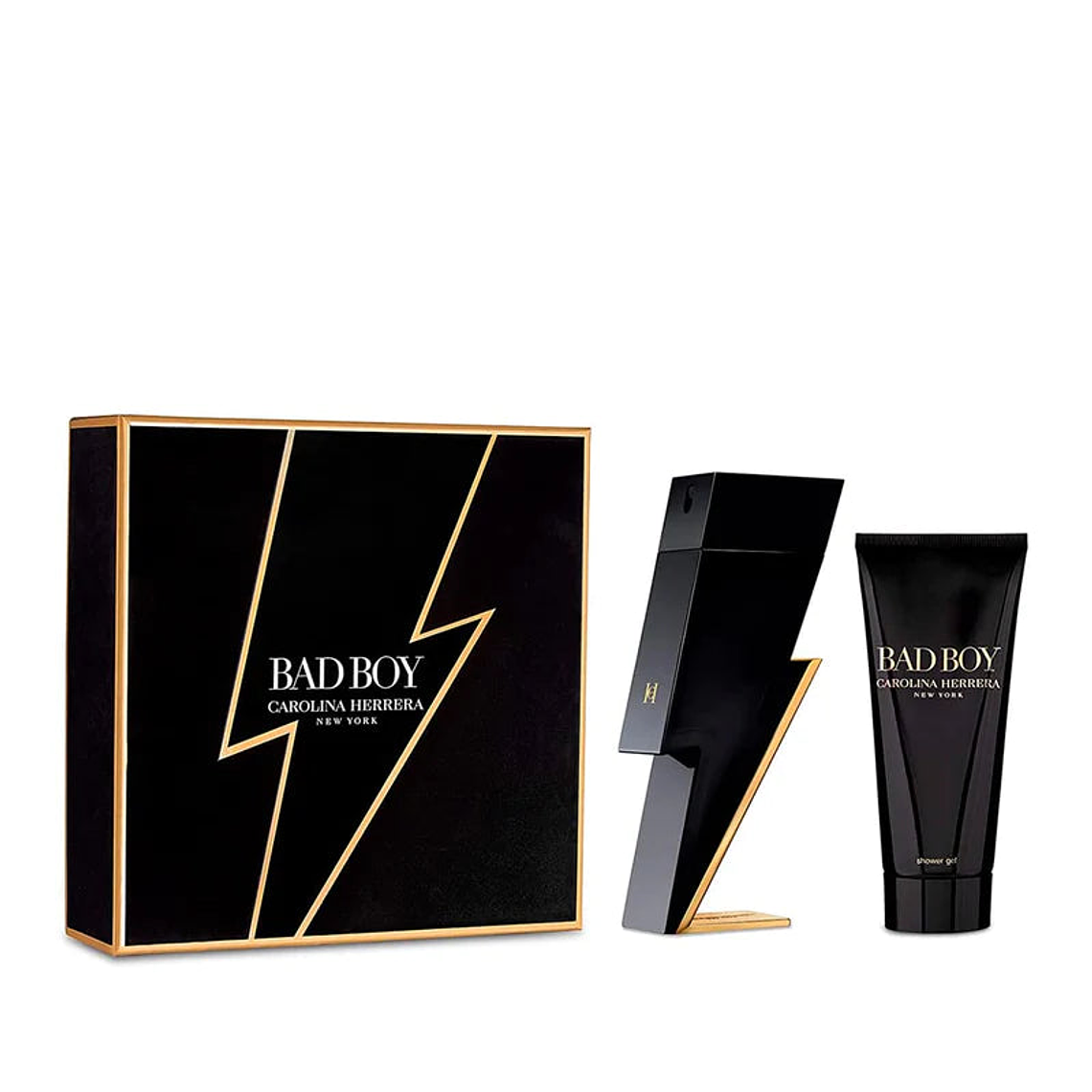 Estuche Carolina Herrera Bad Boy Edt 100ml + Gel Hombre 1