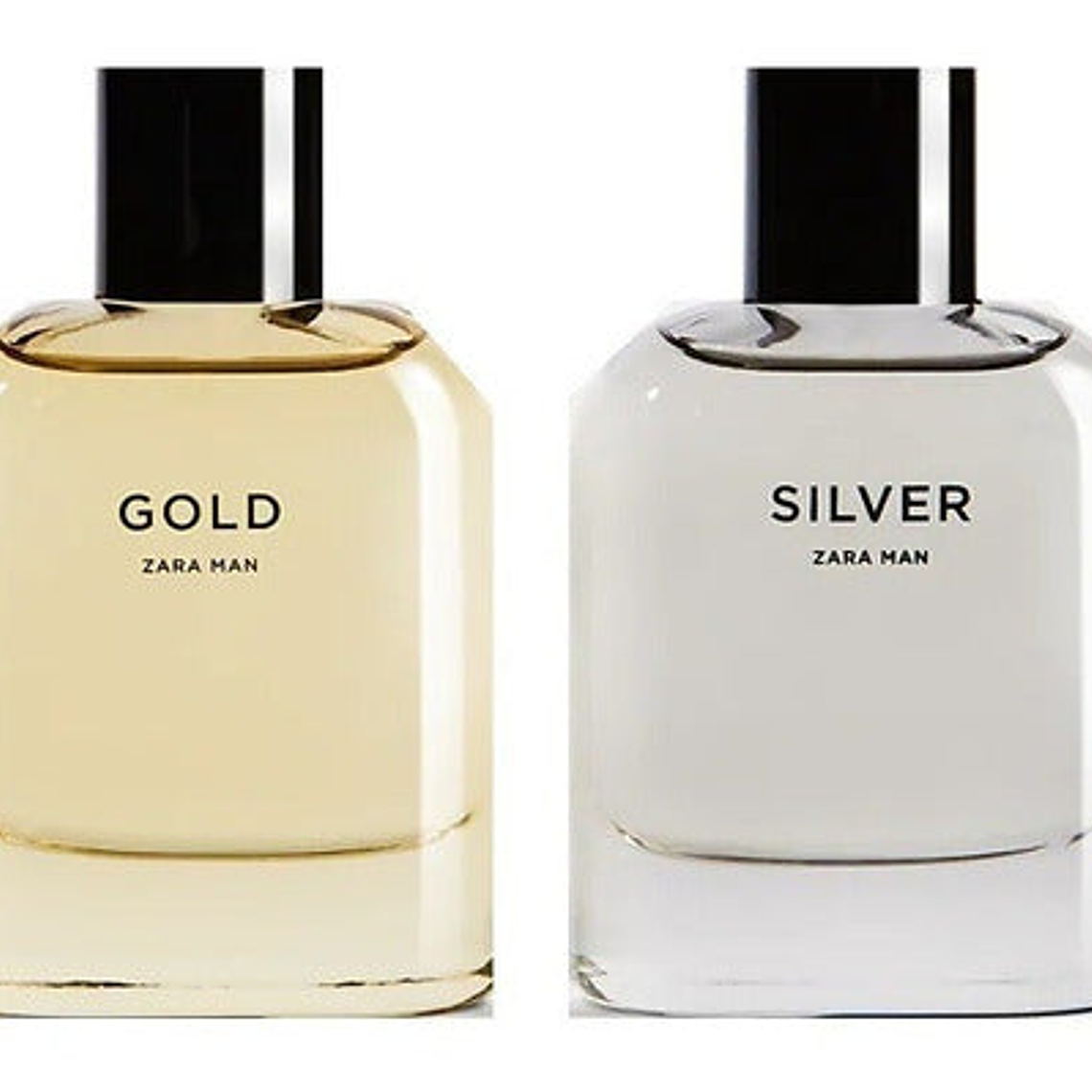 Estuche Zara Man Silver Edt 80ml + Zara Man Gold Edt 80ml Hombre 1