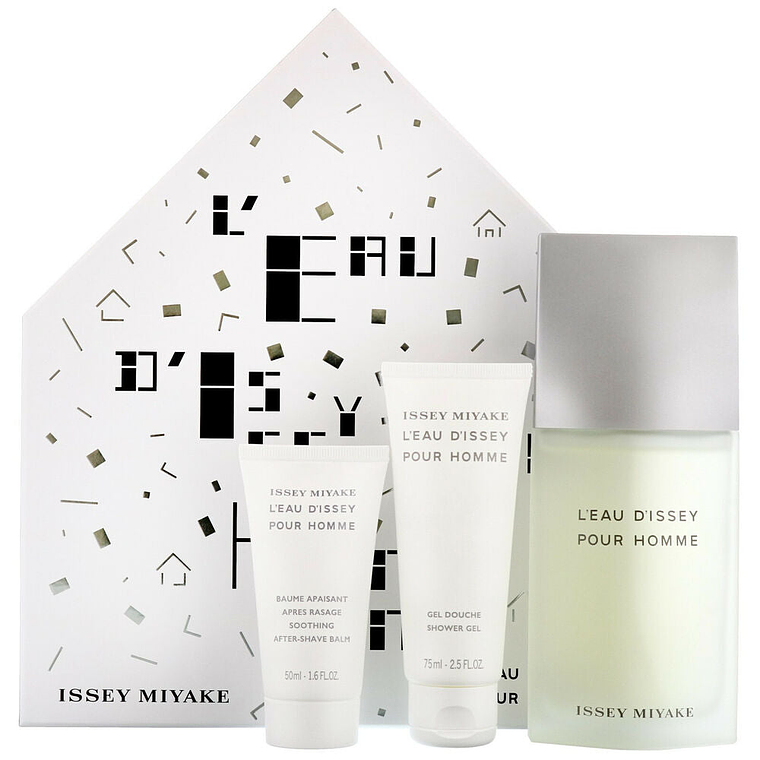 Estuche Issey Miyake Leau Dissey Edt 125ml+75ml+50ml Hombre 1