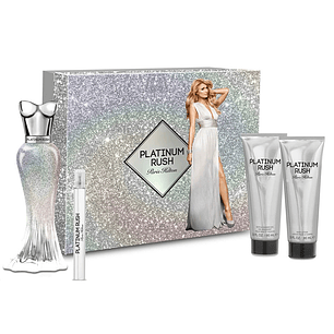 Estuche Paris Hilton Platinum Rush EDP 100 ML + Regalos Mujer