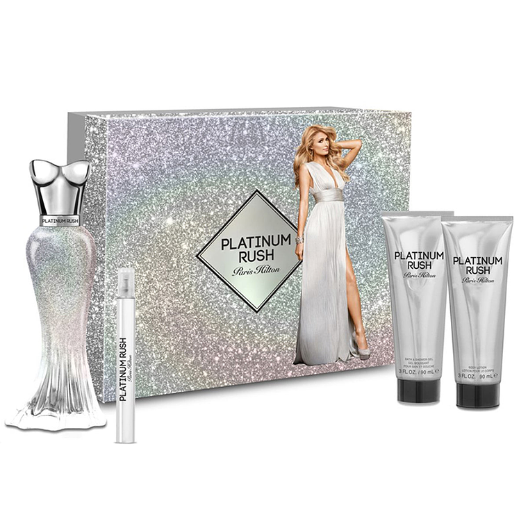 Estuche Paris Hilton Platinum Rush EDP 100 ML + Regalos Mujer 1