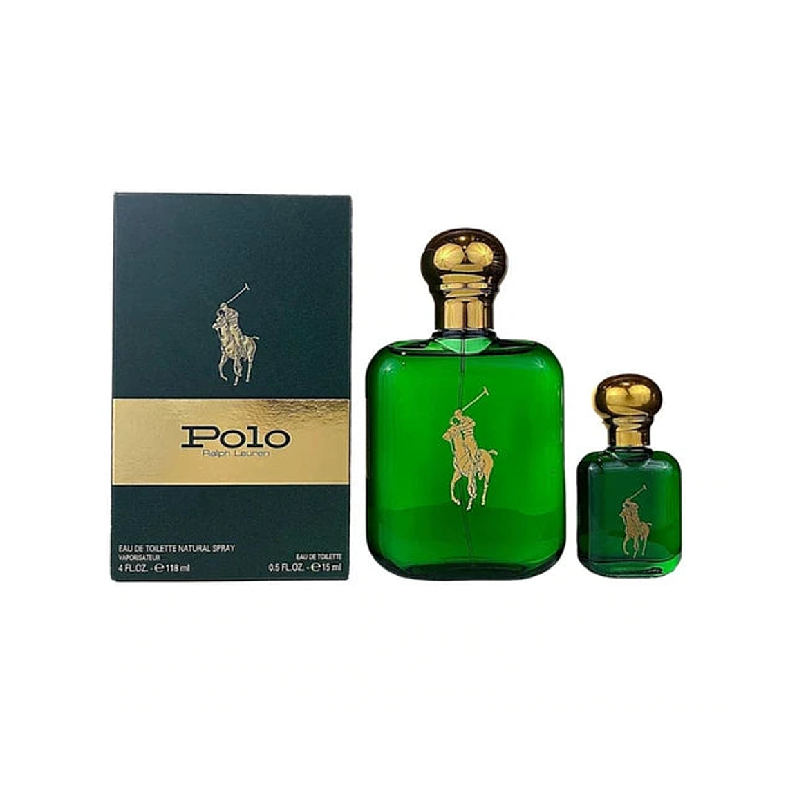 Estuche Ralph Lauren Polo Verde Edt 118ml + 15ml Hombre 1