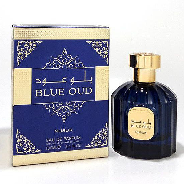 Perfume Nusuk Blue Oud Edp 100ml Hombre  (Inspirado de Blue Oud Lattafa) 1