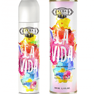 Perfume Cuba La Vida Edp 100ml Mujer (Aroma Como La Vide Es Belle de Lancome )