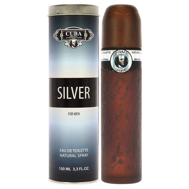 Perfume Cuba Silver Edt 100ml Hombre 1