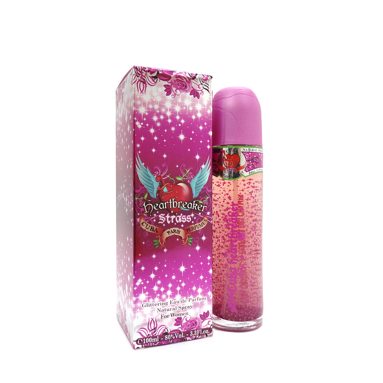 Perfume Cuba strass Heartbreaker Edp 100ml Mujer (Ed Hardy Christian Audigier) 1