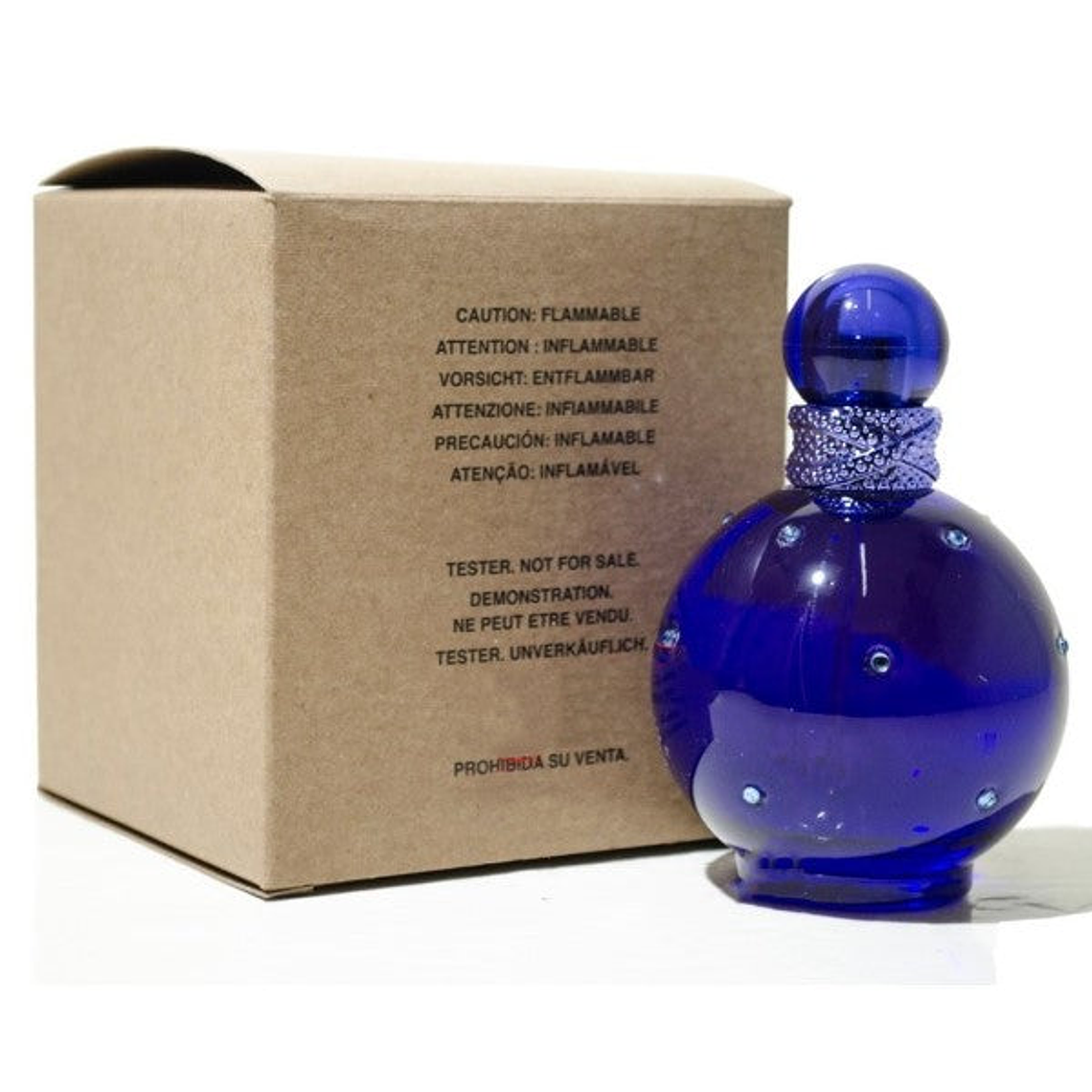 Tester Britney Spears Midnight Fantasy Edp 100ml Mujer 1