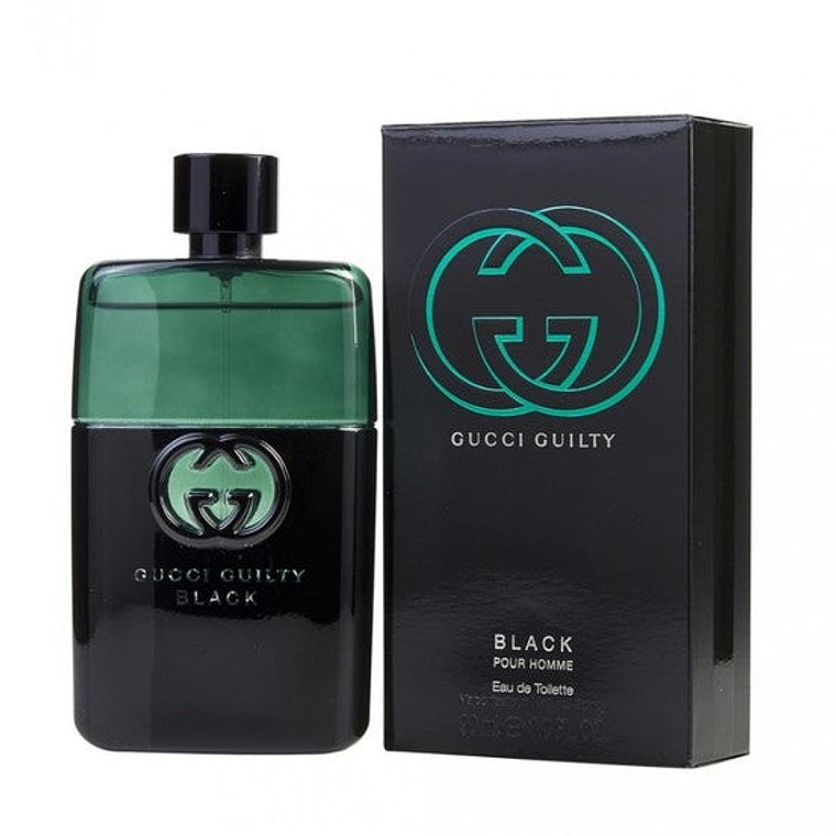 Perfume Gucci Guilty Black Edt 90ml Hombre (Negro Con Verde) 1