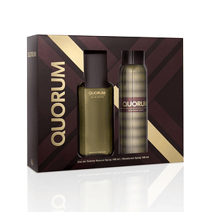 Estuche Quorum Edt 100ml + Desodorante 150ml Hombre