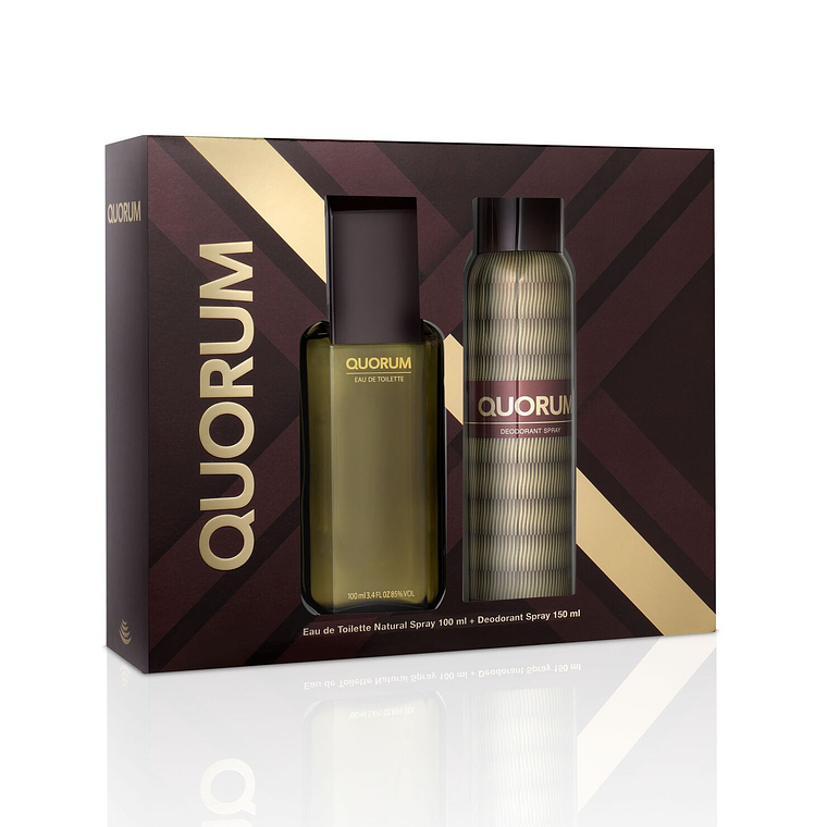 Estuche Quorum Edt 100ml + Desodorante 150ml Hombre 1