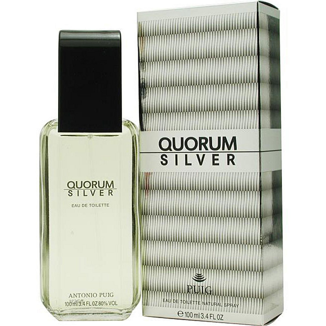 Perfume Puig Quorum Silver Edt 100ml Hombre 1