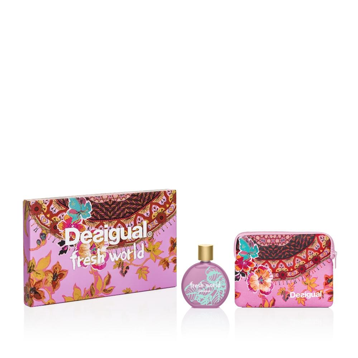 Estuche Desigual Fresh World 100ml Mujer + Neceser Mujer 1