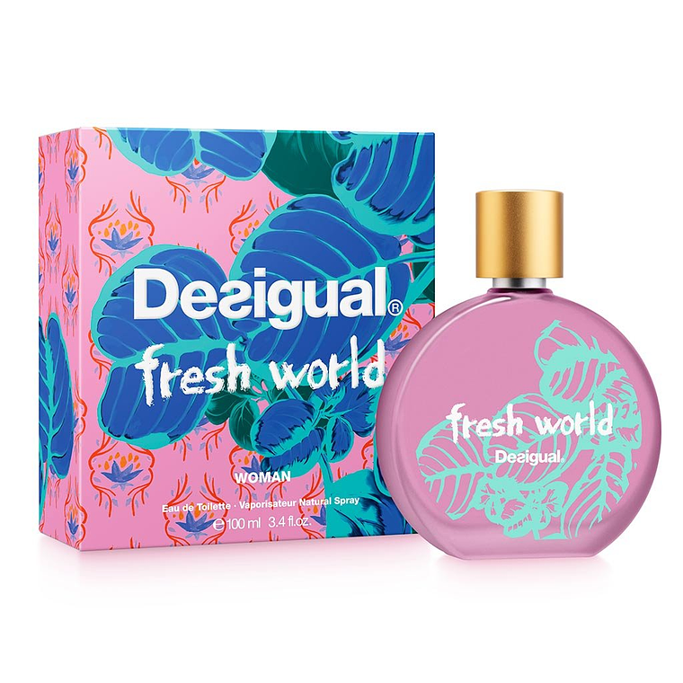 Perfume Desigual Fresh World EDT 100ml Mujer 1