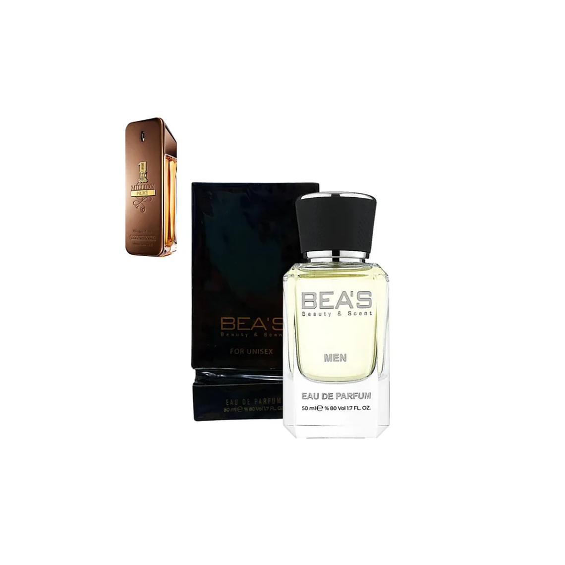 Perfume Beas M254 Edp 50Ml Hombre (Insiprado Por Paco Rabanne One Millon Prive) 1