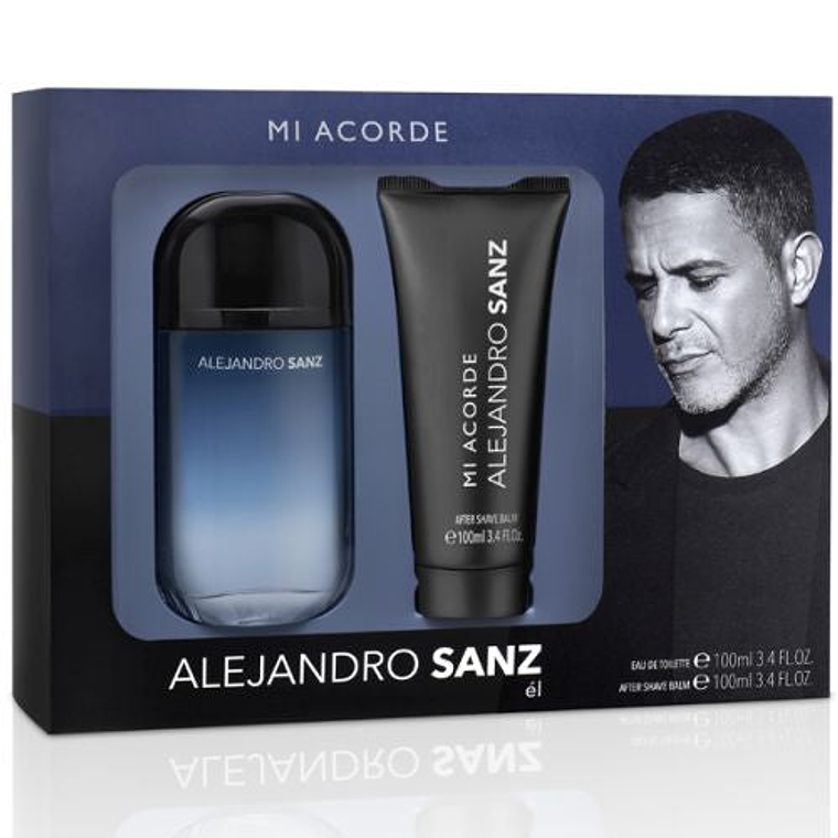 Estuche Alejandro Sanz Mi Acorde 100 Ml Edt +100ml After Shave  Hombre 1