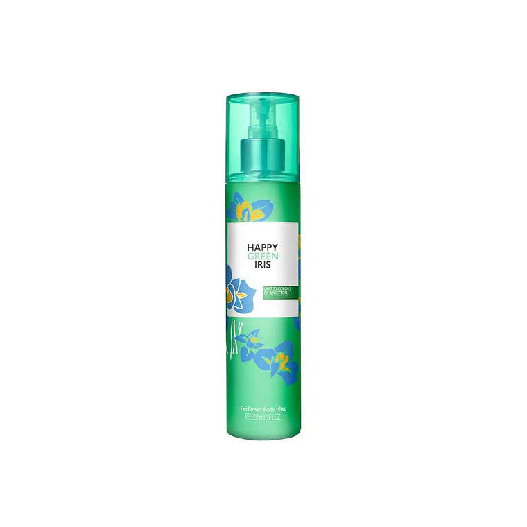 Body Mist Benetton Happy Green Iris Benetton 236 Ml Mujer 1