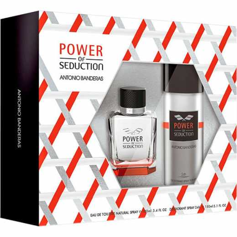Estuche Power Of Seduction Edt 100ml Hombre + Desodrante 150ml 1
