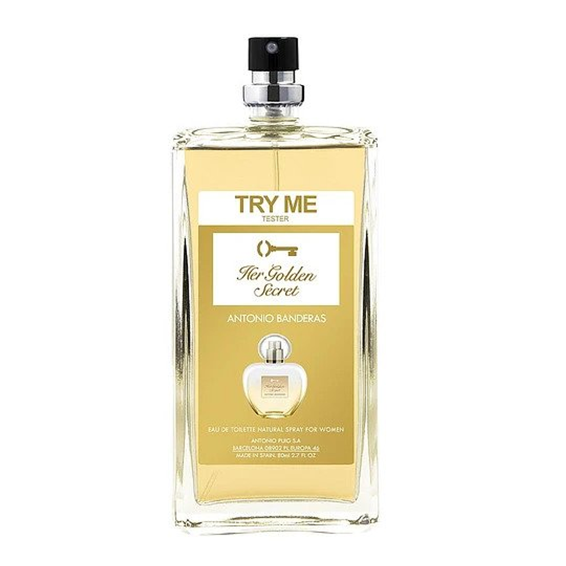 Tester Antonio Banderas Her Golden Secret Edt 80ml Mujer 1