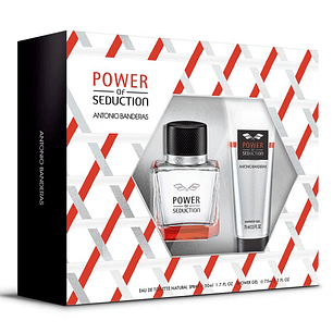 Estuche Antonio Banderas Power Of Seduction Edt 50ml+75ml Gel Hombre