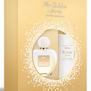 Estuche Antonio Banderas Her Golden Secret Edt 80ml + 150ml Deo Mujer