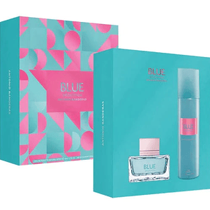 Estuche Antonio Banderas Blue Seduction Edt 50+150Ml Deo Mujer