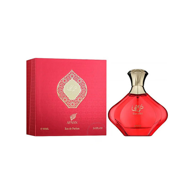 Perfume Afnan Turathi Red Edp 90ml Mujer- Inspirado En Roses Musk De Montale 1