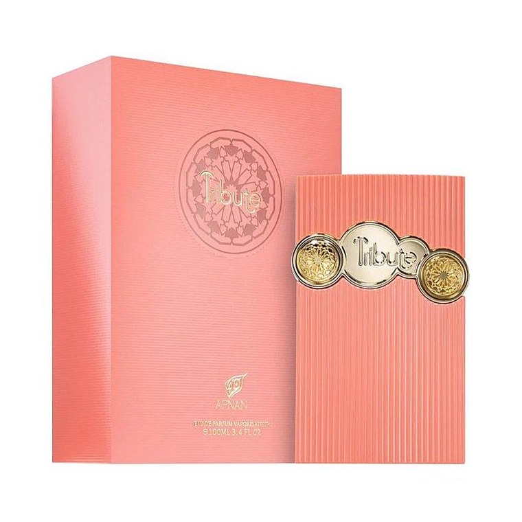 Perfume Afnan Tribute Peach Luxury Collection Edp 100ml Mujer- Inspirado En Roses Elixir Montale 1