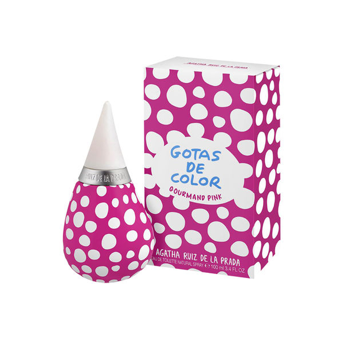 Perfume Agatha Ruiz De La Prada Gotas De Color Gourmand Pink Edt 100ml Mujer 1