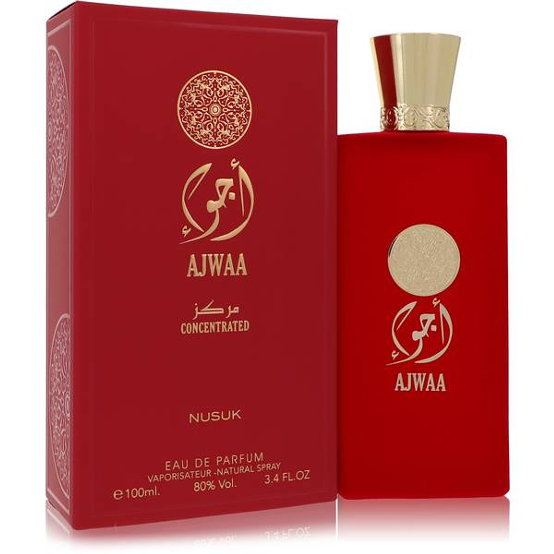 Perfume Nusuk Ajwaa Concentrated Edp 100ml Mujer (Aroma Como Si Passion De Armani) 1