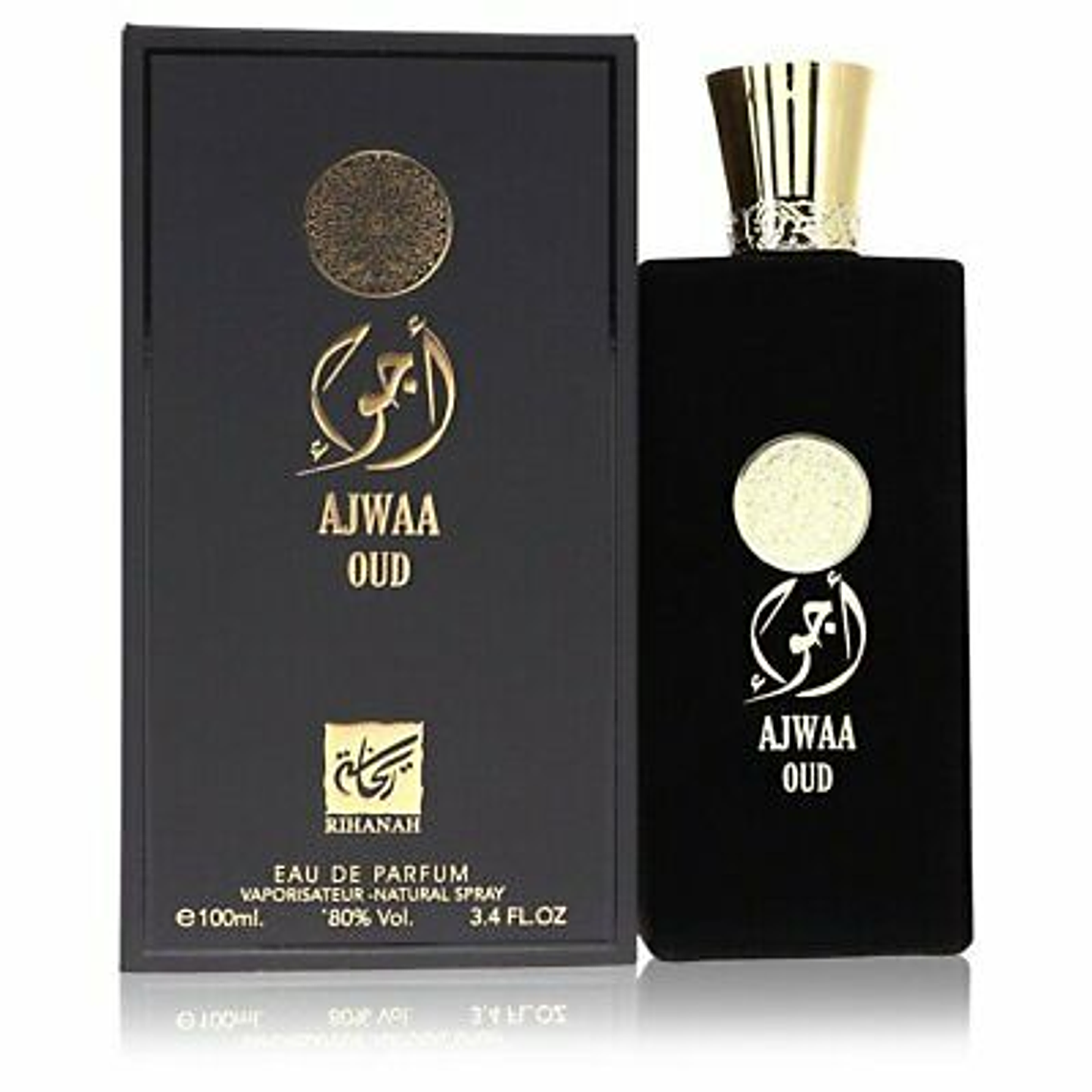 Perfume Rihanah Ajwaa Oud Edp 100ml Hombre Perfume Arabe - Inspirado De Velvet Desert Oud 1